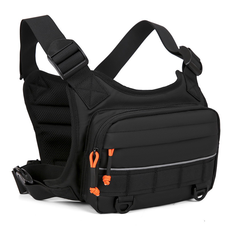 Fishing Vest - Front Chest Bag Camping Vest Backpack