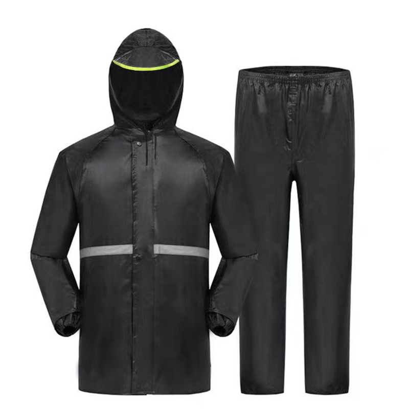 Fishing Rain Suit - 2pcs Hooded Coat & Pant Rain