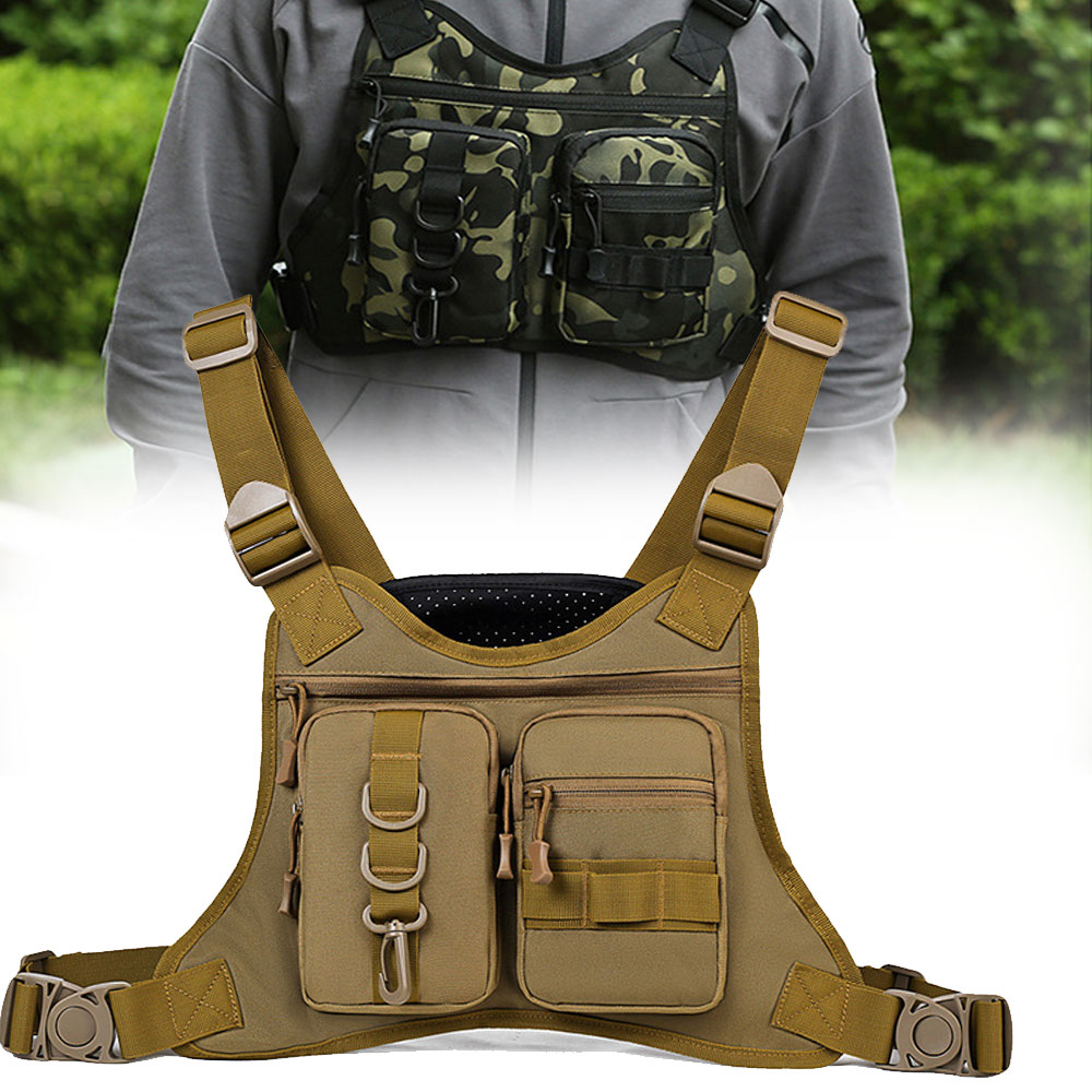 Fishing Vest - Tactical Molle Front Chest Rig Vest