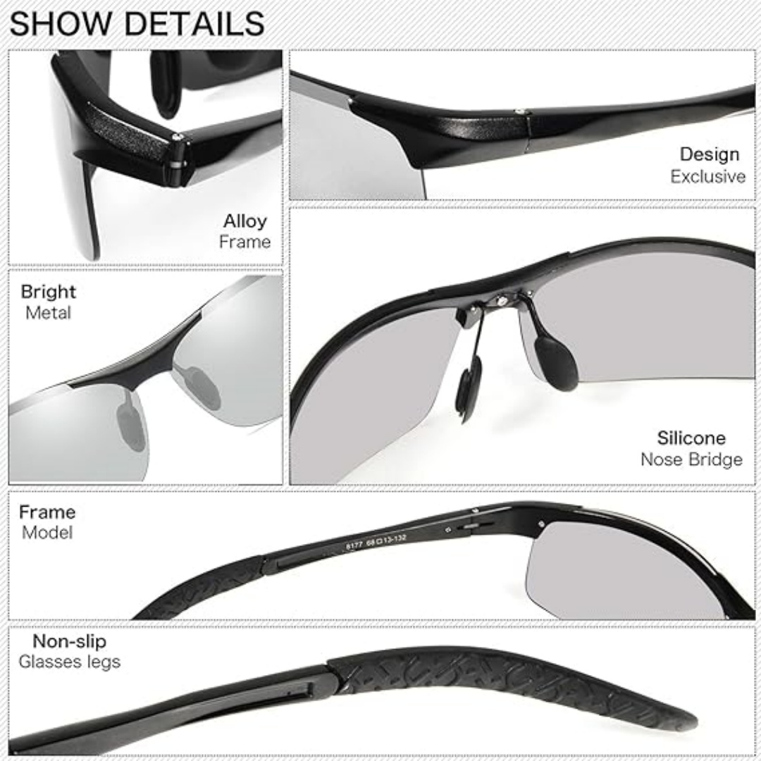 1 pcs Polarized Sunglasses Men - Fishing Sunglasses Polarized incelemesi ve fiyatı