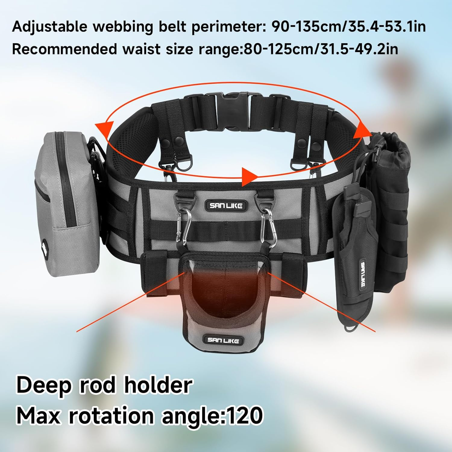 SANLIKE Fishing Belt Rod Holde - Fishing Belt incelemesi ve fiyatı