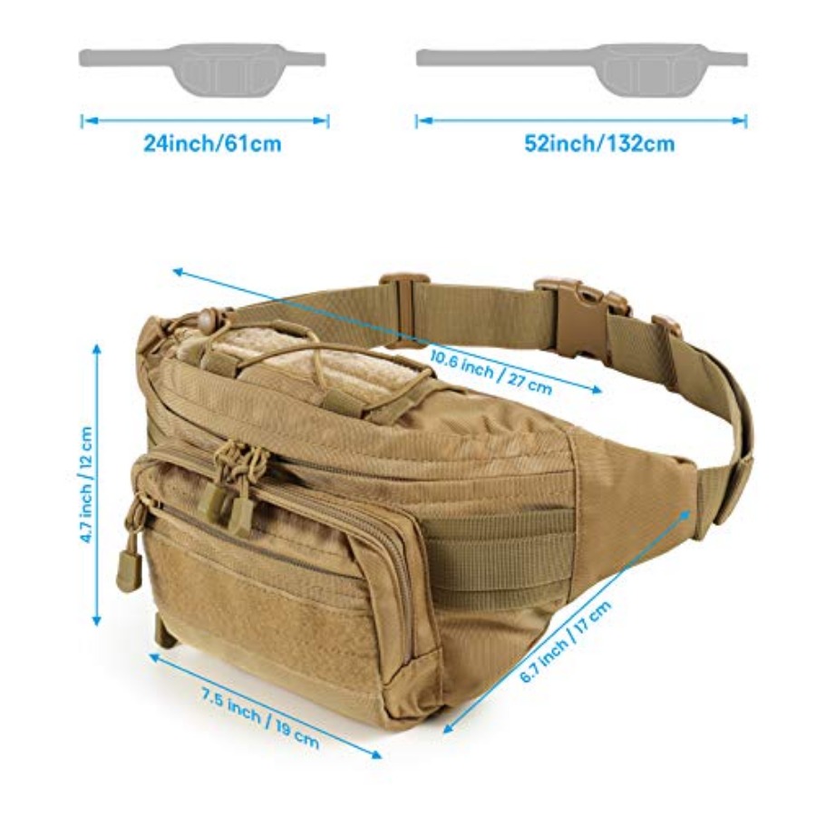 Tactical Fanny Pack, Military  - Fishing Belt incelemesi ve fiyatı