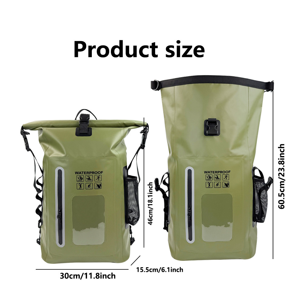 25L Waterproof Dry Bag Backpac - Fishing Bag Waterproof incelemesi ve fiyatı