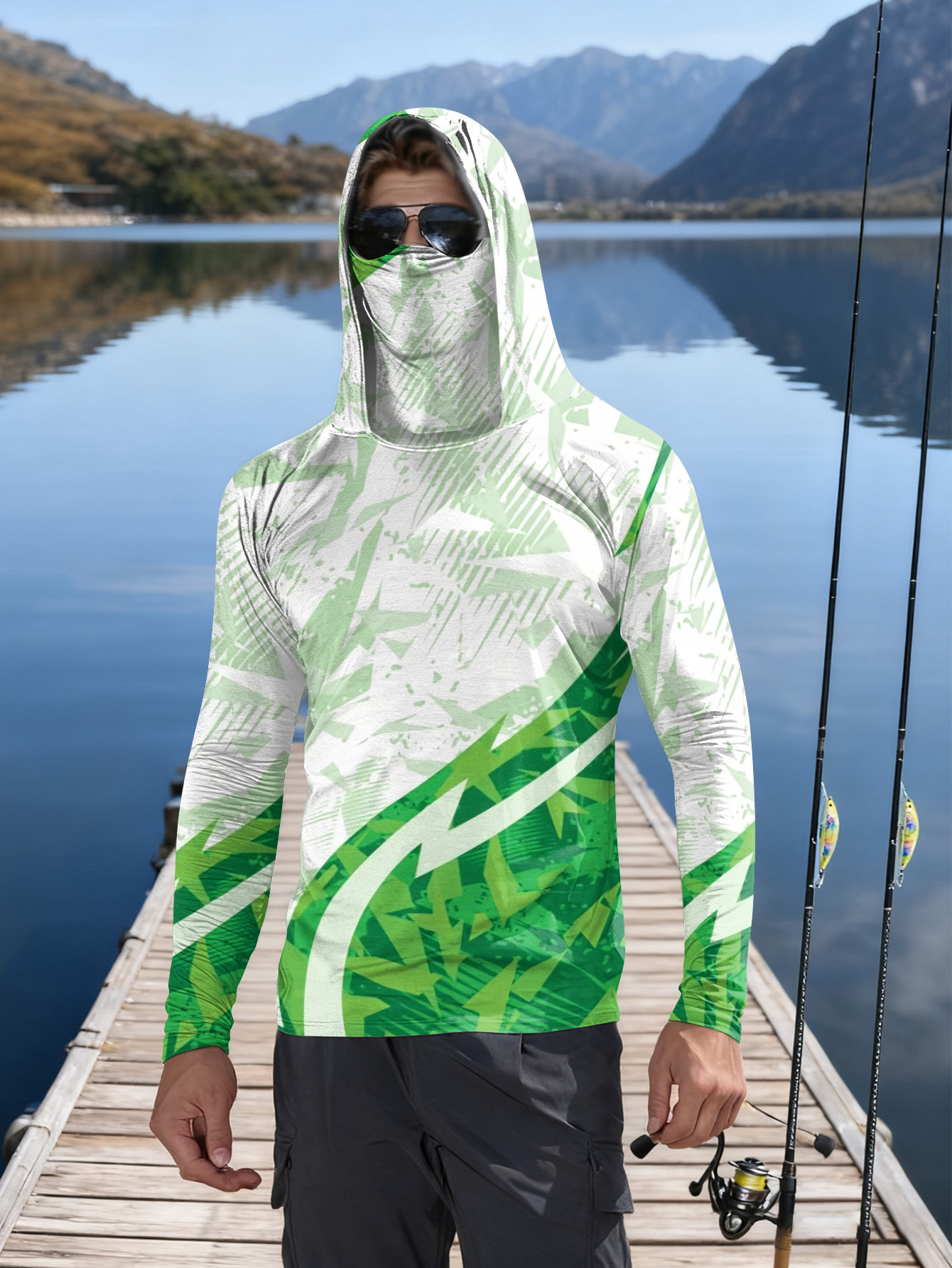 Men's Fishing Hooded Long-Slee - Fishing Shirt Uv Protection incelemesi ve fiyatı