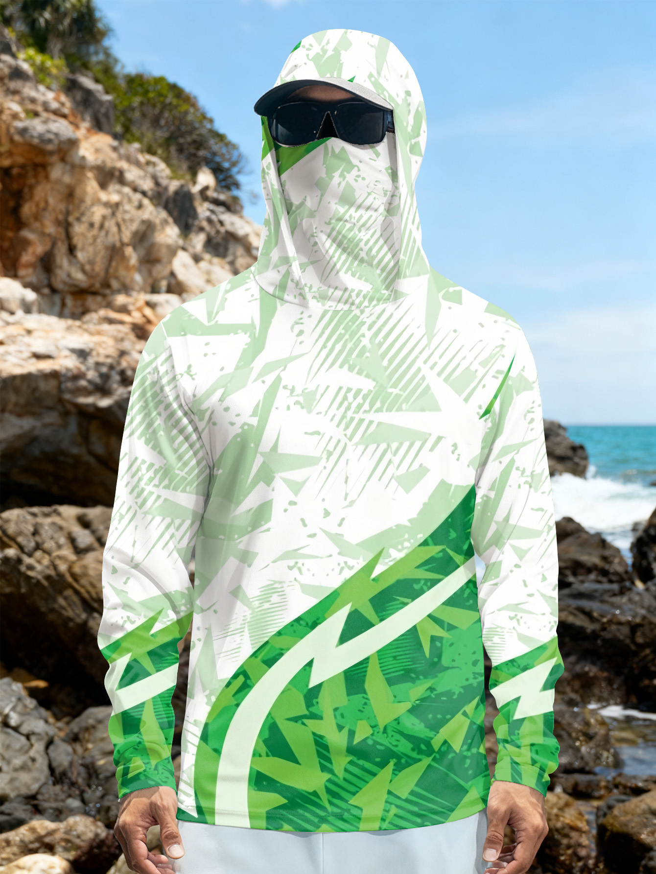 Men's Fishing Hooded Long-Slee - Fishing Shirt Uv Protection incelemesi ve fiyatı