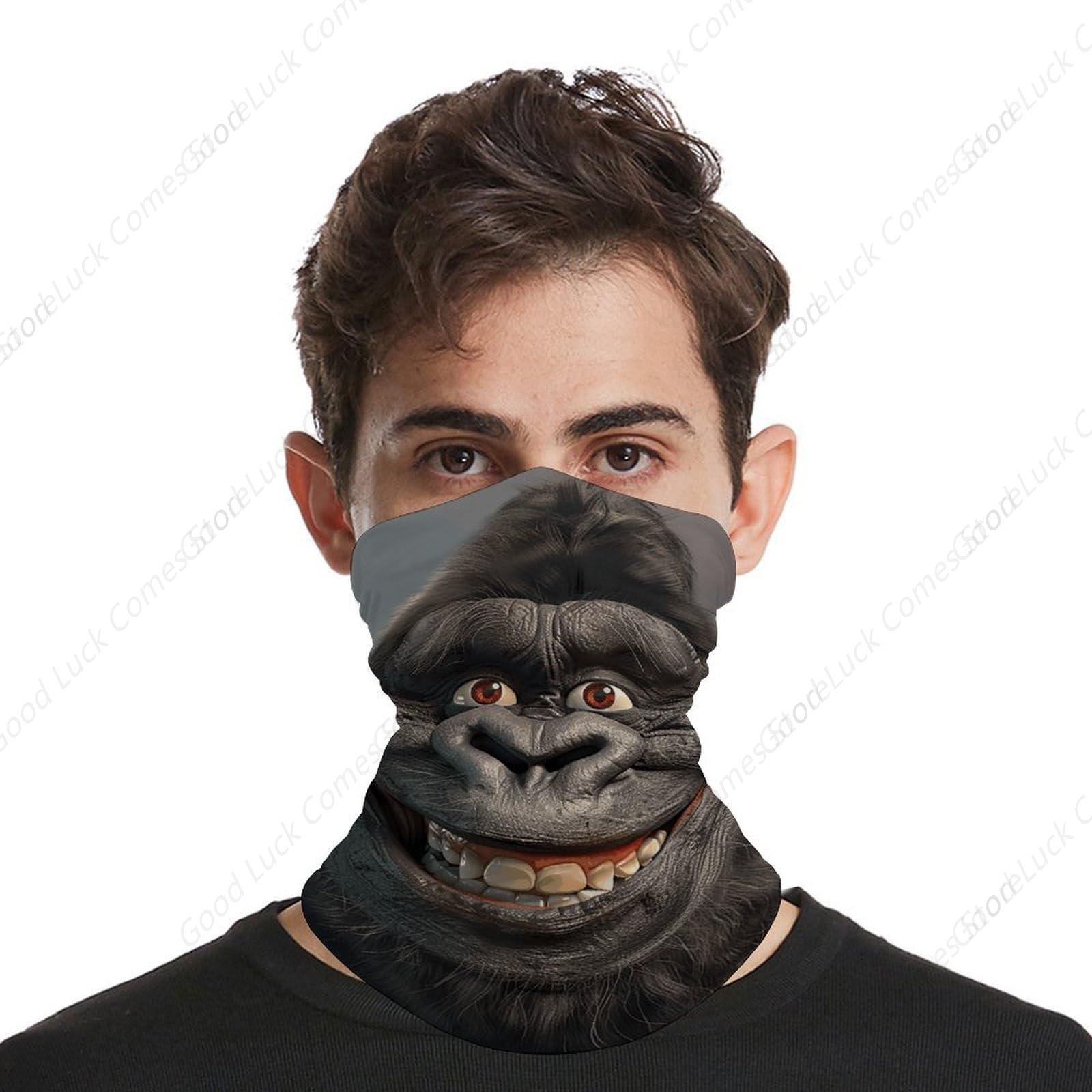 Smiling Gorilla Photo Bandana  - Fishing Mask Sun Protection incelemesi ve fiyatı