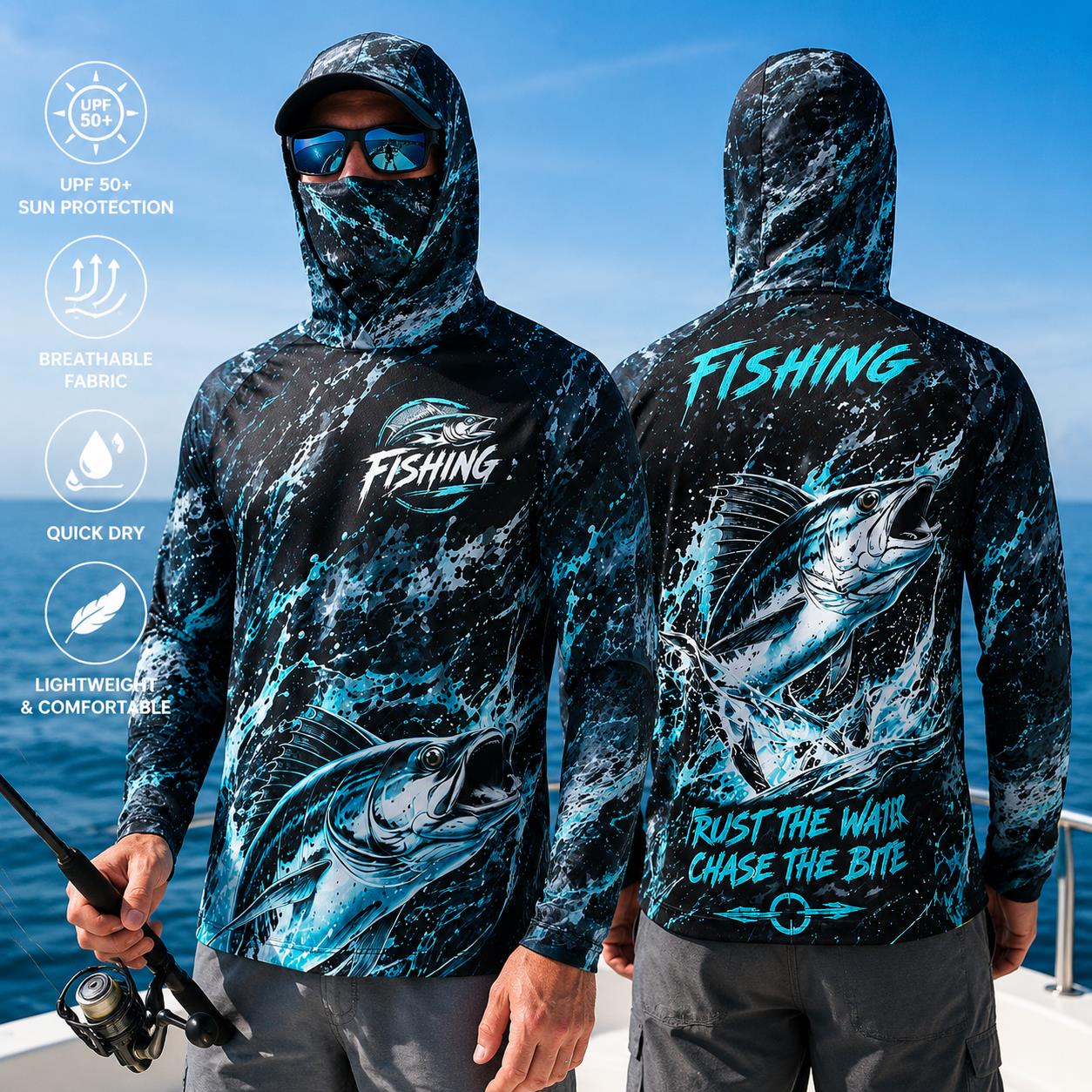 Men's Hooded Fishing Shirt UPF - Fishing Hoodie incelemesi ve fiyatı