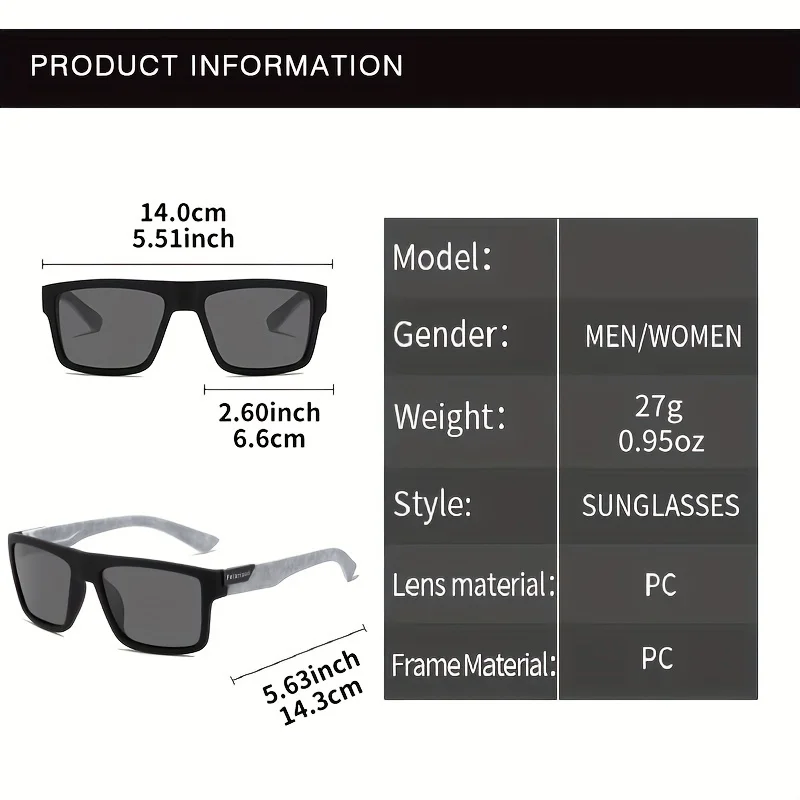 Fashion Vintage Square Polariz - Fishing Sunglasses Polarized incelemesi ve fiyatı