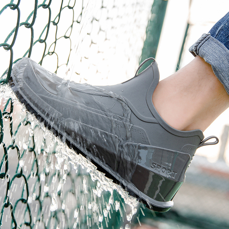 Summer men's short tube rain b - Fishing Boots incelemesi ve fiyatı