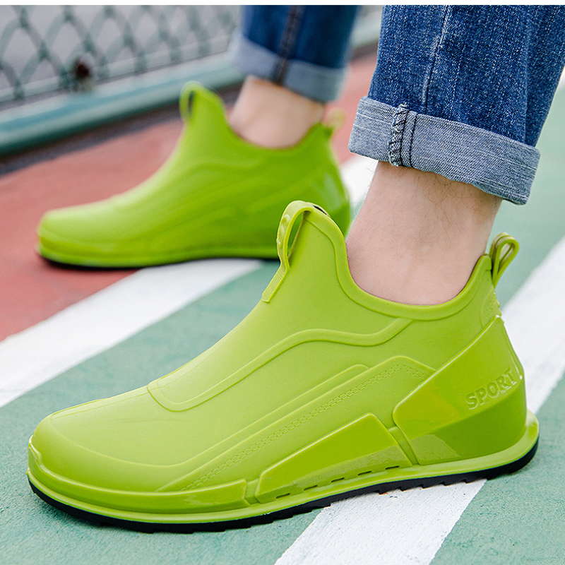Summer men's short tube rain b - Fishing Boots incelemesi ve fiyatı