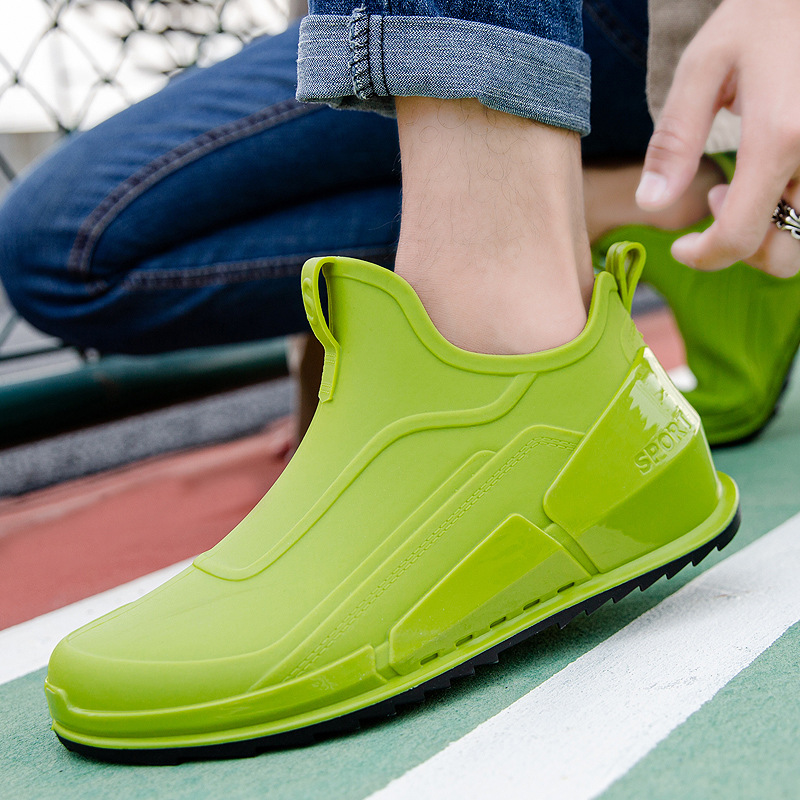 Summer men's short tube rain b - Fishing Boots incelemesi ve fiyatı