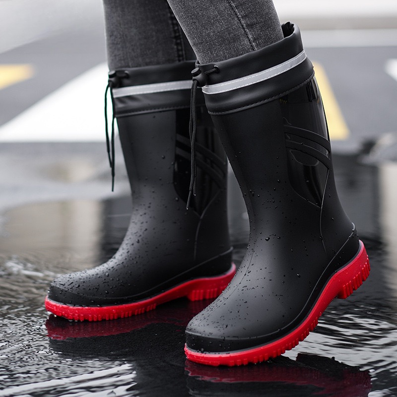 Fashion Men's Medium Tube Rain - Fishing Boots incelemesi ve fiyatı