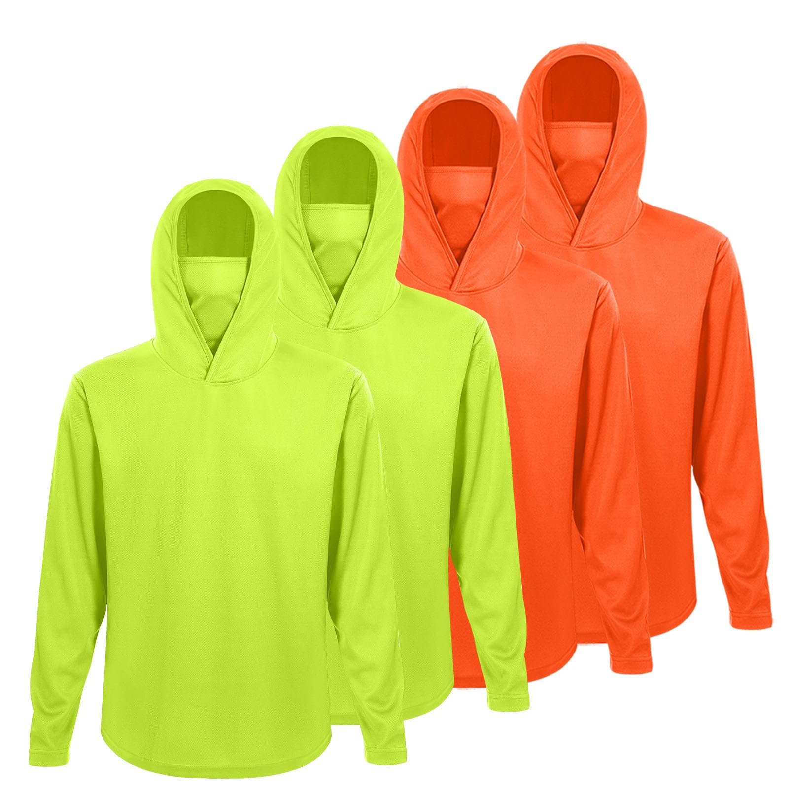 4 Pack Men's Running Hoodie wi - Fishing Mask Sun Protection incelemesi ve fiyatı