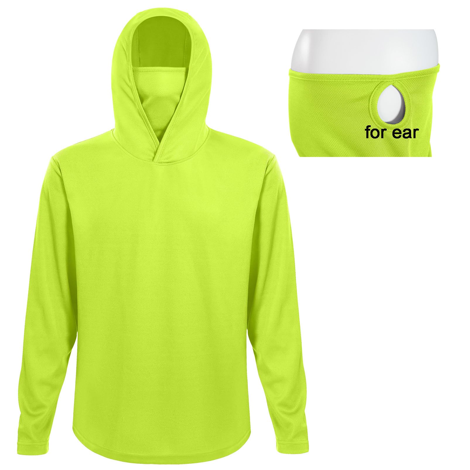 4 Pack Men's Running Hoodie wi - Fishing Mask Sun Protection incelemesi ve fiyatı