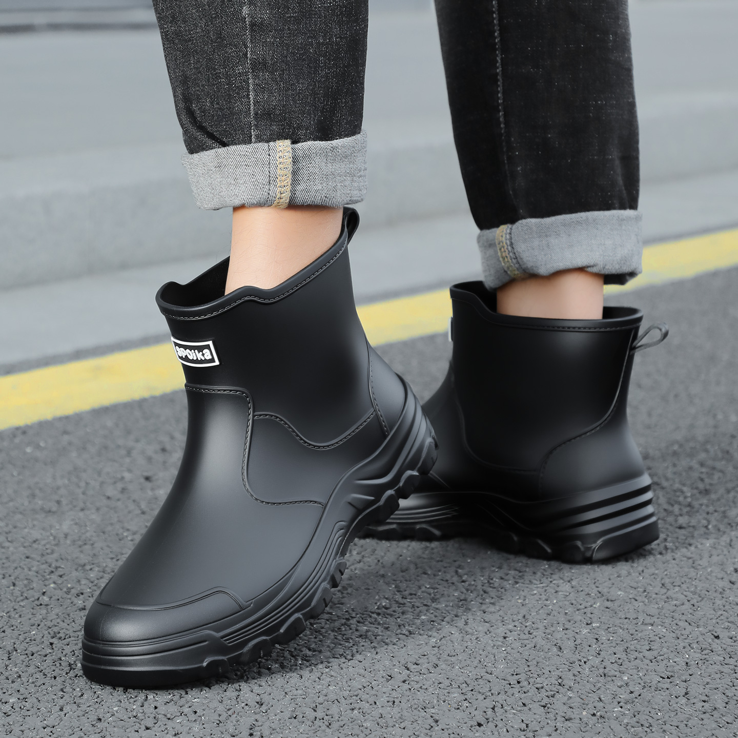 Fashionable new style men's mi - Fishing Boots incelemesi ve fiyatı