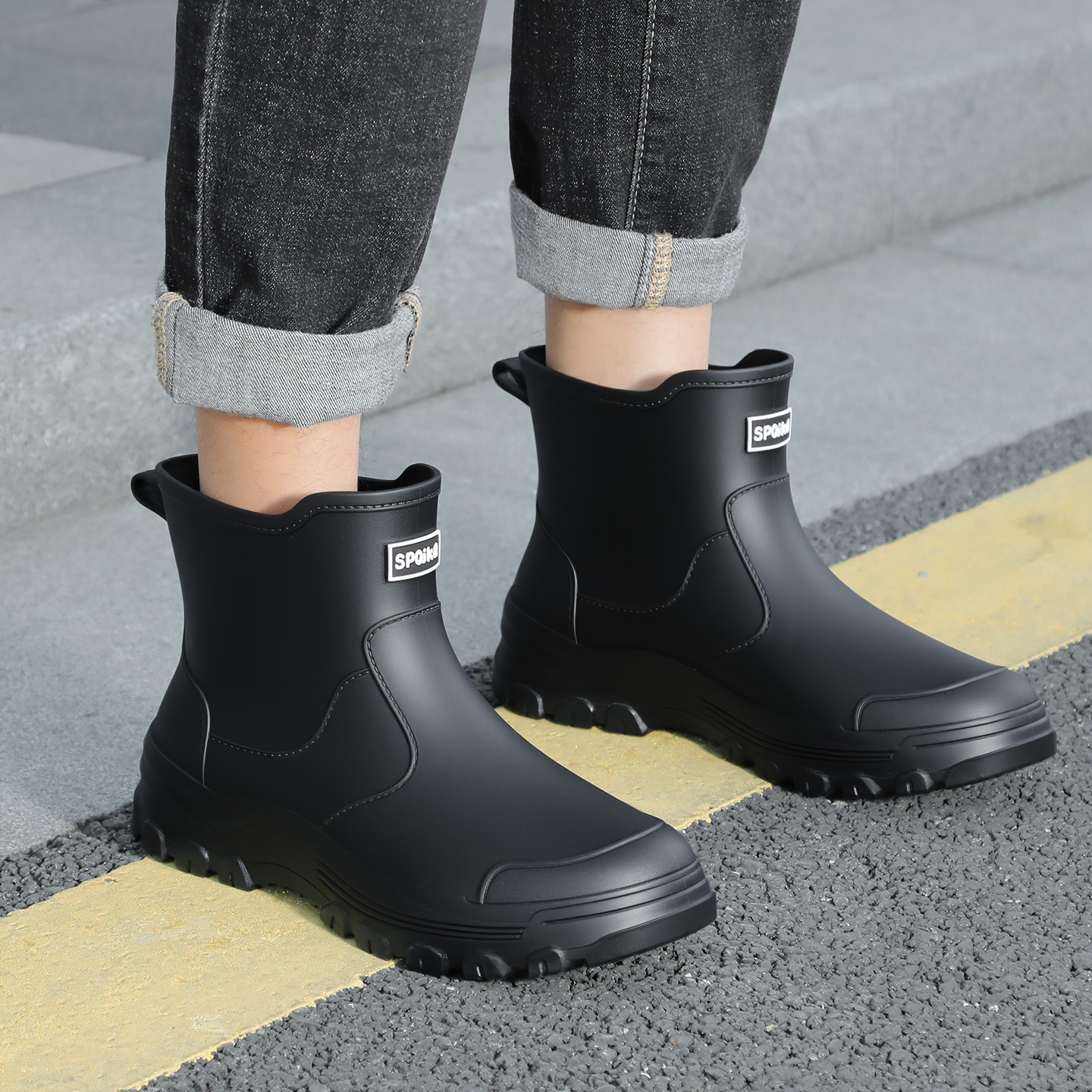 Fashionable new style men's mi - Fishing Boots incelemesi ve fiyatı