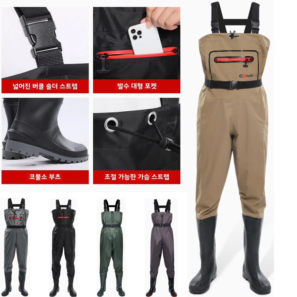 Waterproof Chest Waders with F - Fishing Pants Waterproof incelemesi ve fiyatı