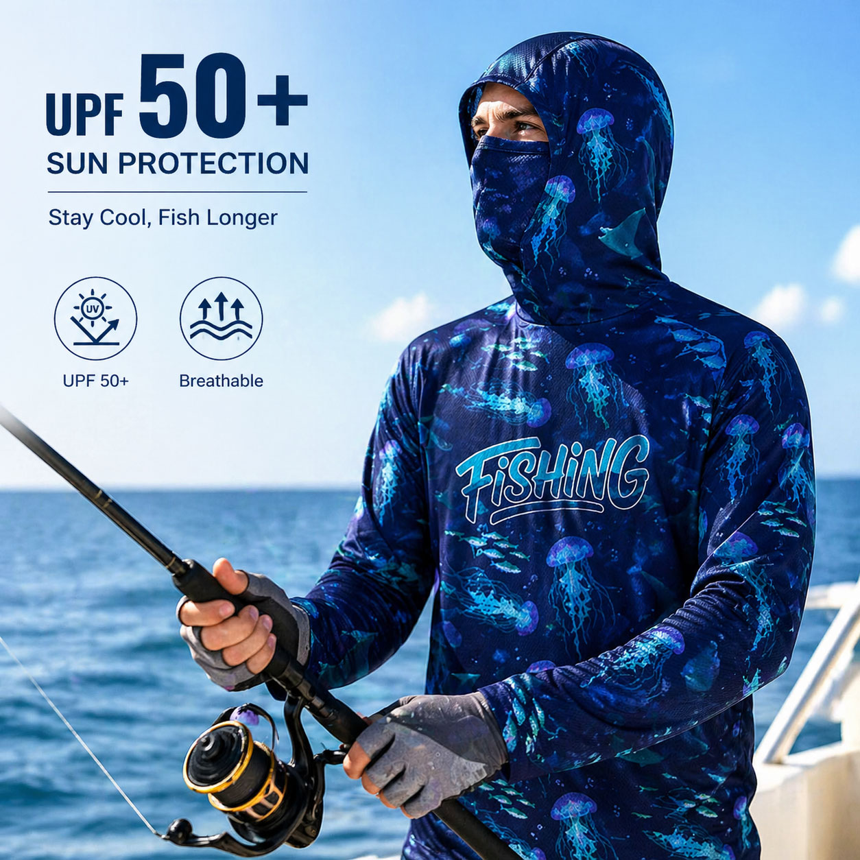 Fishing Hood Riding Tops Wear  - Fishing Hoodie incelemesi ve fiyatı