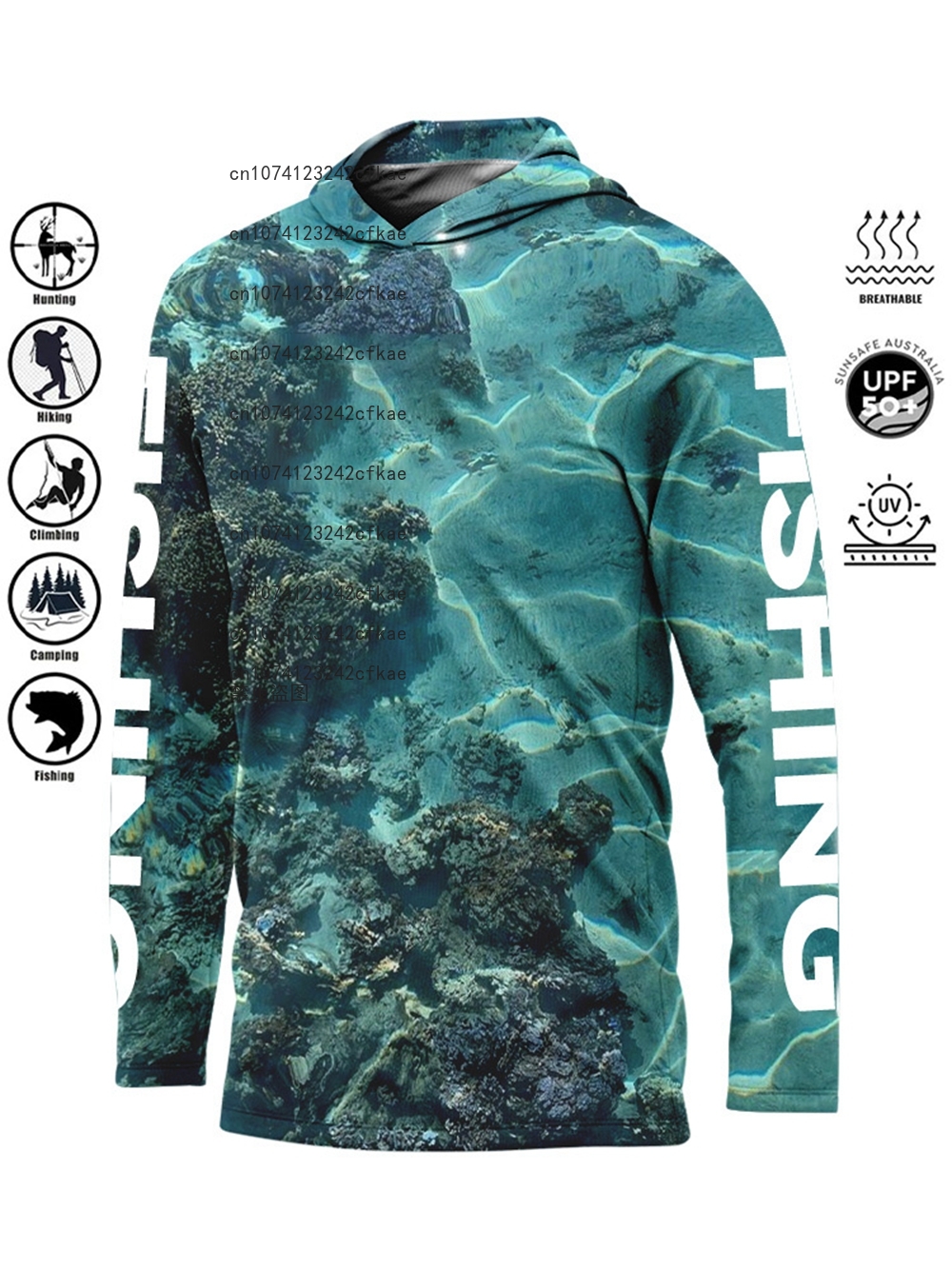 Fishing Shirt Hoodie,UPF 50+ U - Fishing Shirt Uv Protection incelemesi ve fiyatı