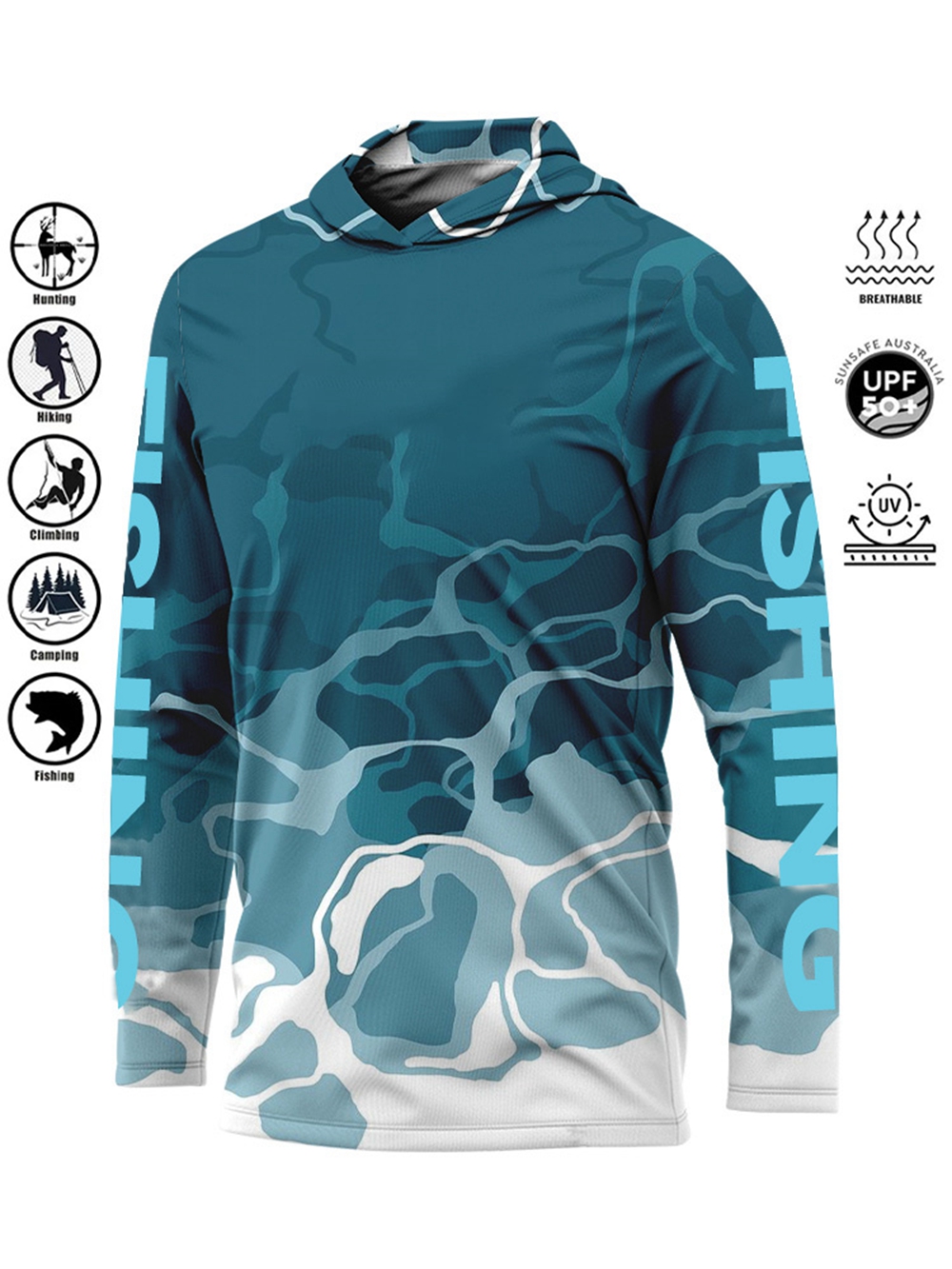 Fishing Shirt Hoodie,UPF 50+ U - Fishing Shirt Uv Protection incelemesi ve fiyatı