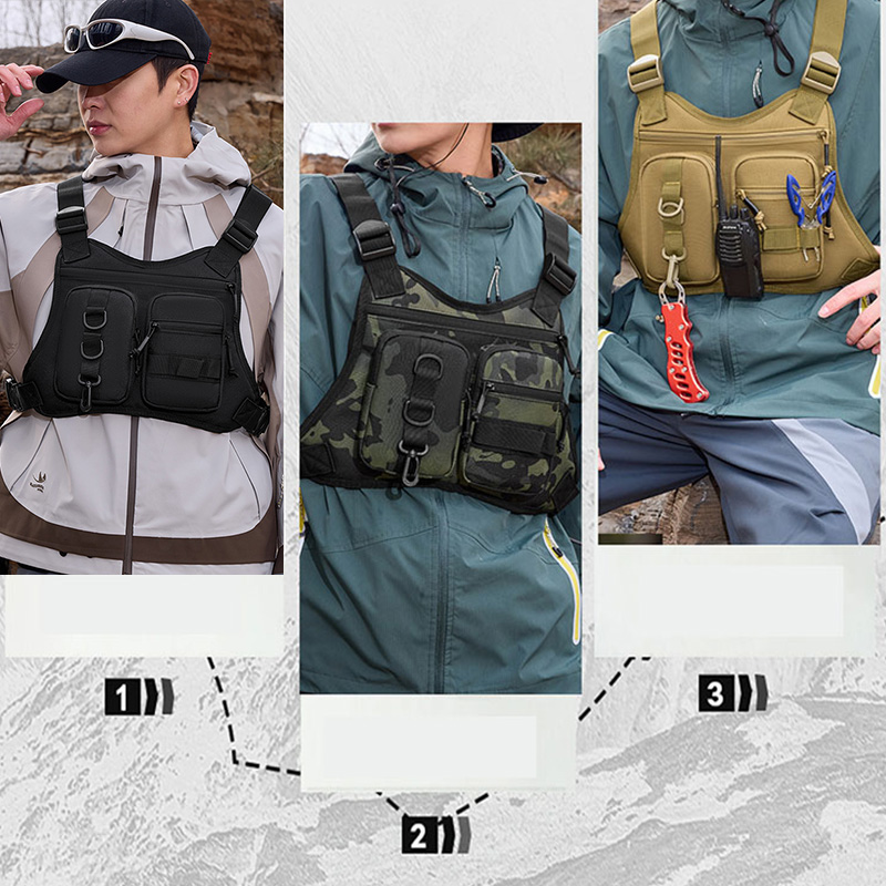 Tactical Molle Front Chest Rig - Fishing Vest incelemesi ve fiyatı