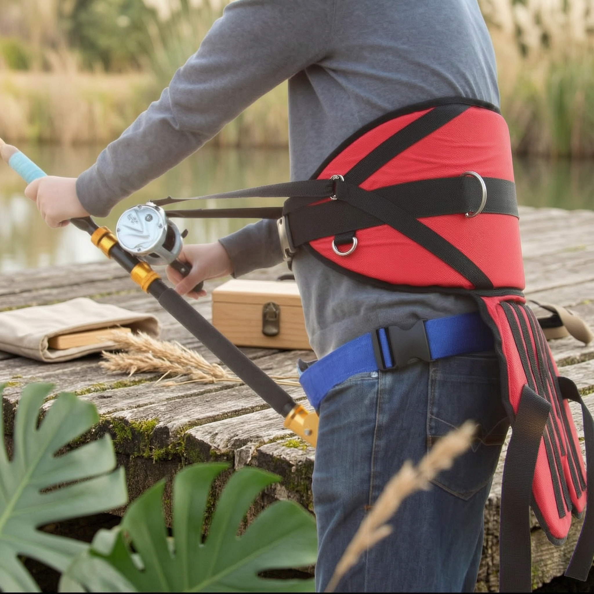 Fishing Waist Belt with Seat C - Fishing Belt incelemesi ve fiyatı